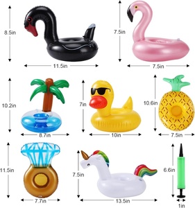 Inflatable uống chủ 16 gói, hồ bơi đồ uống chủ nổi cho các bên, nổi uống chủ cho hồ bơi, người lớn Kid nước đồ chơi vui vẻ - Product Image 4