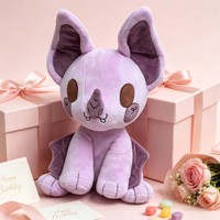 Gaopeng Kawaii Peluches personnalisées en forme de chauve-souris, animaux en peluche, poupées moelleuses, jouets doux pour enfants, cadeaux magnifiques pour enfants avec faible MOQ