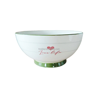 JIUWANG Vente en gros de bols à soupe en porcelaine européenne de haute qualité, écologiques, résistants au lave-vaisselle, au chaleur et au four