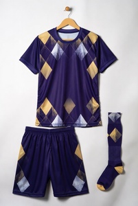 Uniforme de football d'hiver SPANT de haute qualité, 100% coton, léger, séchage rapide, col en V, manches longues, logo imprimé par transfert thermique sur le devant - Product Image 4