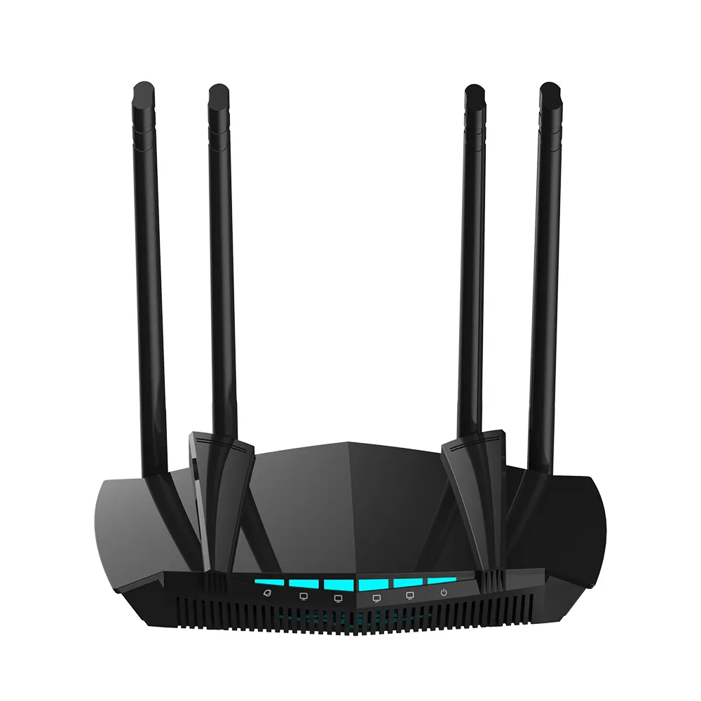 Bộ Định Tuyến Wifi AC1200 Hàng Mới Về 2021 4 Cổng 2.4GHZ 5G Bộ Định Tuyến Không Dây Băng Tần Kép 1200Mbps Bộ Lặp Wifi AC22 Với 4 Ăng-ten