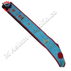 Masonic Regalia máquina de rito escocés bordado AASR Sash - Product Image 3