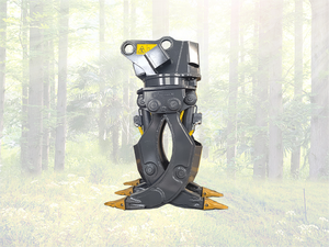 Accessoires de grue XUVOL, pince à foin, pince à double cylindre, pince hydraulique pour excavatrice, grappin rotatif, grappin à pierre - Product Image 4