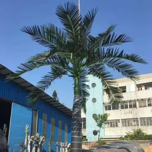 Árvore artificial folha de palmeiras, árvore artificial decoração