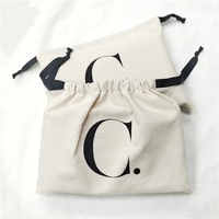 Coton biologique recyclé imprimé sur mesure toile amical poussière vêtements chaussures sacs en tissu avec logos