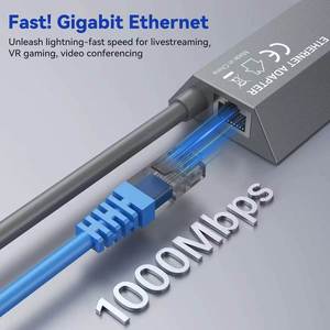 Adaptateur Ethernet Gen2 avec réseau externe filaire jusqu'à 1 Gbps RJ45 Gigabit Ethernet DS-3D501R - Product Image 2