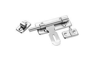 Style A en acier inoxydable loquet de porte mobile gauche et droite loquet de porte serrure de meubles boulon loquet de porte - Product Image 5