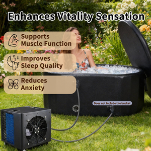 Enfriador de Agua ZT de 1hp para Baños de Hielo para Atletas, Enfriador de Baño de Hielo con Filtro 220v/110V, Máquina de Baño de Hielo con Circulación de Agua - Product Image 6