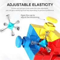 Luckykoo vente chaude MoYu Meilong 3x3x3 Cube de vitesse magique jouets éducatifs colorés pour adolescents