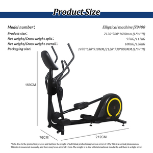 Máquina elíptica rotativa eléctrica comercial, entrenador cruzado, entrenador cruzado motorizado Unisex, entrenador de máquina elíptica <span class=keywords><strong>barata</strong></span> - Product Image 6