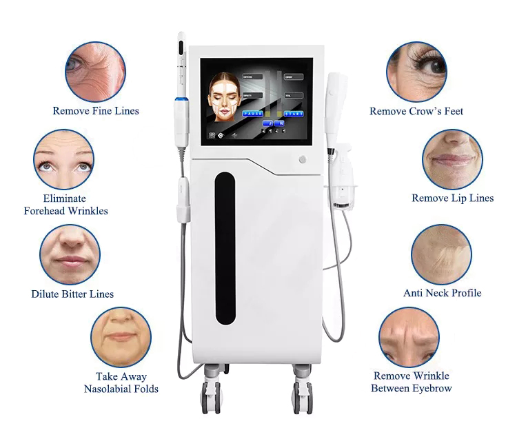 SMAS Lifting 4D Hifus Beauty Machine with 10 Cartridges 4 handles 4D Ultra Lift