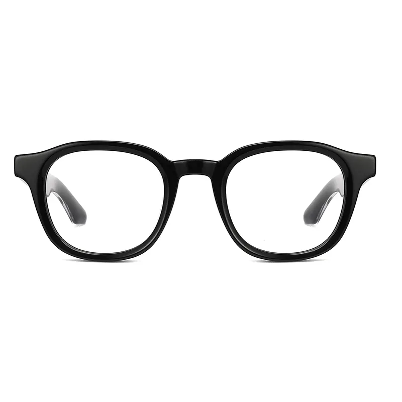 Montatura per occhiali da donna da uomo supporto miope lenti da vista occhiali da vista rotondi Vintage occhiali da vista in acetato