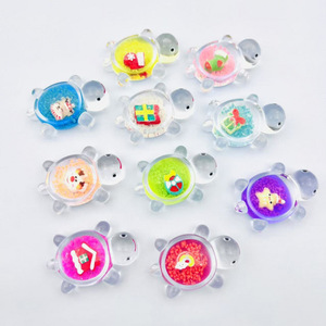 Porte-clés tortue lumineuse de Noël en résine acrylique, accessoire de bijoux DIY, couleurs assorties, été 2024 - Product Image 1