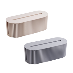 MONRプラスチックケーブル管理ボックス蓋付き大容量拡張ソケット収納容器 - Product Image 2