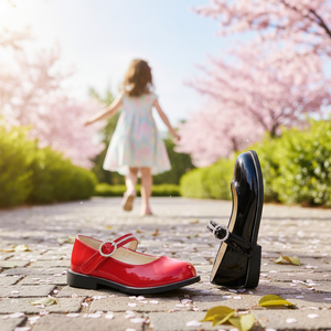 Chaussures habillées coréennes haut de gamme OZKIZ D21 pour filles de 2 à 7 ans, à enfiler, vente en gros, mode enfantine printemps/automne - Product Image 3