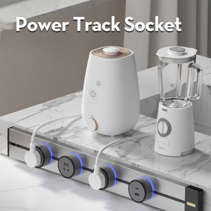 인기있는 표면 벽 전원 트랙 소켓 3M 주방 스마트 숨겨진 전원 영국 소켓 USB 트랙 소켓 - Product Image 3