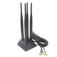 Dualband-antena de doble banda 2,4g 5,8g, tarjeta inalámbrica omnidireccional 12DBI, enrutador WiFi, antena de extensión de alta ganancia, 4 unidades
