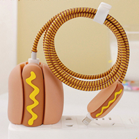 Coque de Protection Souple en Silicone pour Câble de Charge Téléphone, Dessin Animé 3D Mignon, Vente Directe Usine, Étui de Charge Rapide
