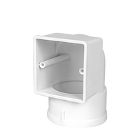 Boîte de jonction extérieure en PVC TV avec interrupteur inférieur blanc/bleu/rouge couleurs IP65 niveau de protection matière plastique