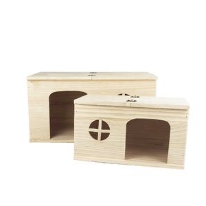 <span class=keywords><strong>Maison</strong></span> en <span class=keywords><strong>bois</strong></span> pour animaux de compagnie, lapin, hamster, <span class=keywords><strong>maison</strong></span> avec fenêtre, cages pour petits animaux, <span class=keywords><strong>chinchilla</strong></span> et cochon d'inde - Product Image 2