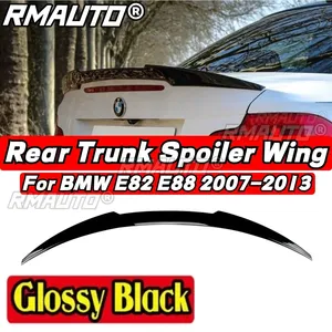 สปอยเลอร์หลังทรง Coupe ลายคาร์บอนสไตล์ M4 สำหรับรถยนต์ BMW E82 E88 Coupe ปี 2005-2011 ชุดแต่ง - Product Image 1
