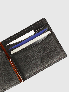 Cartera con Clip para Dinero y Tarjetas de Crédito, Diseño Japonés, Personalizable con Logotipo, en Microfibra con Bolsillo con Cremallera para Monedas - Product Image 5