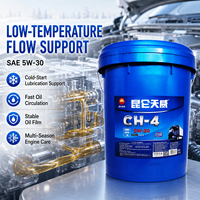 Huile moteur résistante à l'usure CH-4 5W30, huile diesel synthétique, Kunlun améliore l'efficacité de la combustion pour les véhicules diesel commerciaux