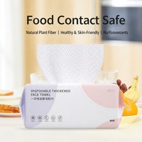 Lingette nettoyante pour le visage 100% Viscose Écologique Biodégradable Nettoyage Doux Sans Sensation de Tiraillement Hydratante Soin Essentiel de la Peau