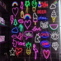 Letrero de Neón Personalizado de Alta Calidad 2026 para Bodas, Salones de Belleza, Publicidad, Decoración, Tamaño y Color Personalizables, Iluminación con Control Remoto