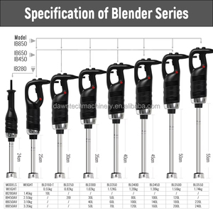 ยูนชิงเทค ผู้ผลิตเครื่องปั่นแบบจุ่มไฟฟ้าเชิงพาณิชย์ เครื่องปั่นมือถือแบบแท่ง เครื่องปั่นแบบท่อ สำหรับผักและเนื้อสัตว์ เครื่องบดสับอาหาร - Product Image 3