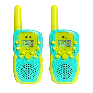 Trẻ em Walkie Talkie <span class=keywords><strong>AA</strong></span> pin <span class=keywords><strong>2</strong></span> cách cầm tay thu phát điện thoại đài phát thanh 22 kênh LCD đèn pin 3km dài phạm vi trẻ em Quà tặng - Product Image 4