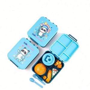 Cute School Supplies Heatable Microwave Safe Dual-Tier BPA Free Thermos <b>Lunch</b> <b>Box</b> Spoon Fork Set Leak-Proof Bento <b>Box</b> Snack - Product Image 1