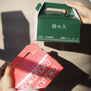 Hộp giấy tùy chỉnh in cấp thực phẩm Takeaway khoai tây chiên khoai tây chiên gà rán Hot Dog Burger <span class=keywords><strong>Hamburger</strong></span> Bao bì hộp giấy - Product Image 5