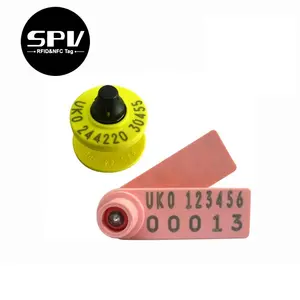 ISO18000-6c 장거리 TPU UHF 추적 소 염소 양 동물 RFID 귀 태그