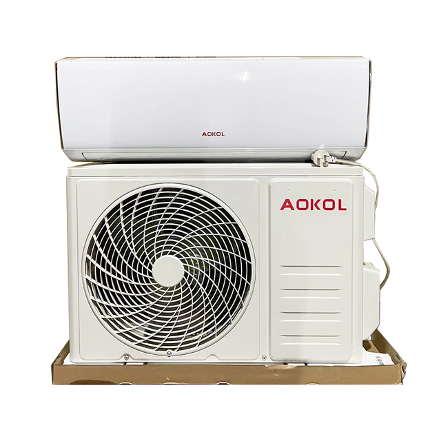 AOKOL 12000BTU R32 Gas Cooling Heating Split Air Conditioner with Fixed Frequency and Dehumidifier for Hotel Use