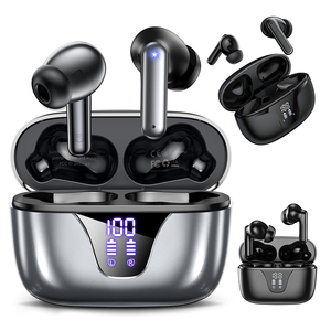 Auriculares inalámbricos personalizados AMZN superventas TWS con pantalla LED CE BQB UN38.<span class=keywords><strong>3</strong></span> en auriculares <span class=keywords><strong>3</strong></span> Pro con reducción de ruido auriculares Bluetooth - Product Image 1
