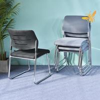 Mobilier de bureau Pied en métal avec mousse empilable pour la maison Salle d'attente Réception exécutive Visiteur Invité Chaise empilable