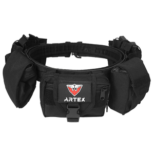 Artext Tactical Waist Pack Nylon <b>Belt</b> With Molle Pouches For Outdoor Training Security Duty <b>Belt</b> - Product Image 1
