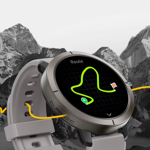 Reloj inteligente redondo con control del estrés y oxígeno en la sangre del ritmo cardíaco para niños y niñas, temporizador deportivo para estudiantes, reloj inteligente ultra AMOLED de 1,32 pulgadas - Product Image 1