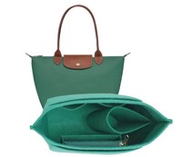 Insert de sac cosmétique en feutre écologique pour sac fourre-tout Dumpling, organisateur multi-compartiments grande capacité