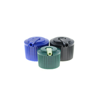Fabricant 18/410 20/410 24/410 28/410 bouchons de distribution de tourelle en plastique nervuré sans fuite blanc noir vis