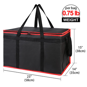 Sac <span class=keywords><strong>Isotherme</strong></span> XXXL <span class=keywords><strong>pour</strong></span> Livraison de Plats Chauds/Froids, Traiteur, Pizza, Épicerie & Fêtes – Sac Glacière Non Tissé - Product Image 2
