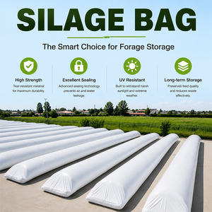 Sac de stockage de maïs et de silage agricole fiable, certifié ISO, haute résistance à la traction, grande capacité, résistant à l'humidité - Product Image 1