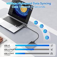 USB4 Thunderbolt USB C PD240W Carga rápida 40Gbps Cables DE DATOS PD