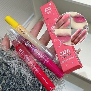 ピンキーフォーカス 長時間持続する栄養保湿フルーツフレーバー ノンスティッキー リップオイルティント ブライトリッププランパー グロスセラム - Product Image 1