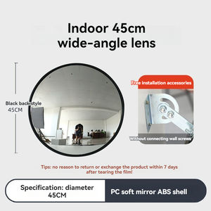 Espejo Convexo de Tráfico de Acero Inoxidable de 28/36/48 Pulgadas, Espejo Redondo de Seguridad para Productos de Advertencia de Tráfico - Product Image 6