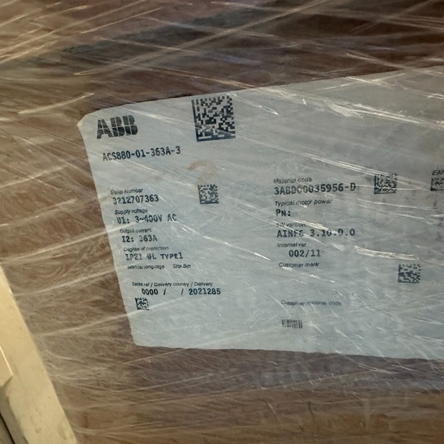 ACS880-01-363A-3 Variable Frequency Drive for Plc