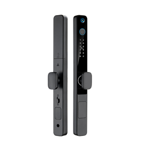 กุญแจล็อคประตูบานเลื่อน VIMA Zinc Smart Slim Lock กันน้ำ IP65 ควบคุมผ่านรีโมท Tuya แบบไร้กุญแจ สแกนลายนิ้วมือ วัสดุอะลูมิเนียมและไม้ รับประกัน 2 ปี - Product Image 1