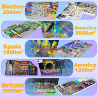 Centro Comercial para niños, minitrampolín, tubos deslizantes, juego de patio interior