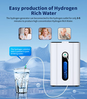 Inhalateur d'hydrogène PEM portable 150 ml/min, machine d'inhalation d'hydrogène moléculaire, générateur de haute pureté 99,99 % pour usage domestique